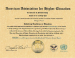 Achieving Excellence in Education by the American Association of Higher Education Accreditation