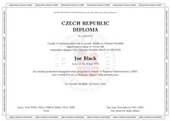 D. PHIL  diploma specimen